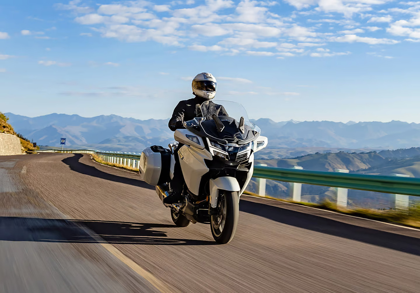 Should motorcycles have seatbelts? CFMoto thinks so