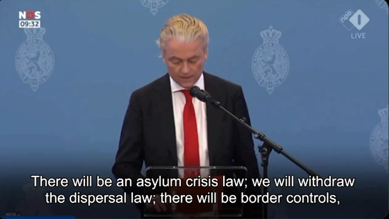 Geert Wilders announces toughest asylum policy ever. In Netherlands there will be huge mass deportations.